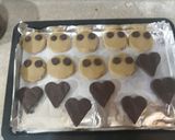 A picture of step 10 of Eggless Vanilla and Chocolate Cookies.