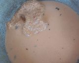 A picture of step 4 of Kovai special brinjal pot kulambu.