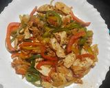 A picture of step 5 of Chicken Fajitas.