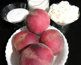 Foto del paso 1 de la receta: Helado de melocotón