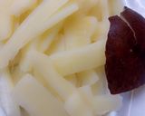 A picture of step 4 of Abacha with coconut.