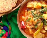 A picture of step 8 of Bhandarewali aloo ki sabzi (Indian Potato Curry).
