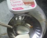 A picture of step 1 of Cheese,potatoes,onion toast sandwich 🍞 with Haldi wala milk.