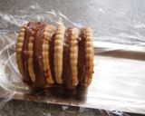Csíkos kekszes süti recept fázis 3 fotója