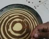 A picture of step 10 of Zebra cake#author marathon.