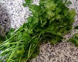 A picture of step 5 of Green masala biryani....
