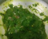 A picture of step 6 of Egg spinach curry.