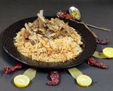 A picture of step 9 of Yakhni Pulao (Kashmiri Mutton Pilaf).