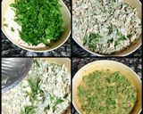 A picture of step 2 of Spinach fritters😋.