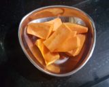 A picture of step 2 of Scary rice carrot balls.