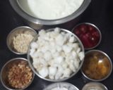 A picture of step 1 of Dry Fruit Sweet Raita.