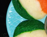 A picture of step 4 of Tricolour rava Idli in Microwave.