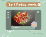 Foto langkah ke 2 dari resep Teri Pedas Manis Praktis.