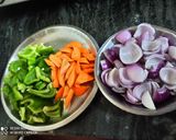 मिक्सड सॉस वेज पास्ता (Mixed Sauce veg Pasta recipe in Hindi) रेसिपी चरण 2 फोटो