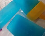 A picture of step 6 of Blueberry ice lolly.