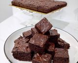 Gambar langkah 5 resipi Brownies Kedut.
