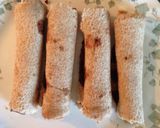 Foto del paso 8 de la receta: Rollitos de pan, fruta y chocolate