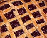 Málnalekváros-cseresznyés pite recept fázis 3 fotója