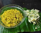 A picture of step 4 of Drumstick flower stir fry.