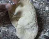 A picture of step 4 of Semolina chapatis.