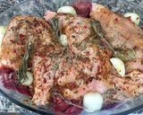 Foto del paso 2 de la receta Pollo asado especiado con cebollitas francesas