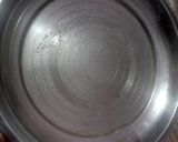 A picture of step 7 of Karachi halwa for fast.