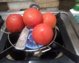 A picture of step 1 of छत्तीसगढ़ी धनिया,टमाटर चटनी (dhaniya tamater ki chutney recipe i.