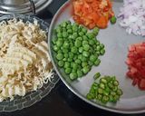 A picture of step 1 of Vegetable Maggi.