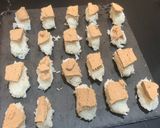 Foto del paso 7 de la receta Nigiri de foie, trufa y huevito frito