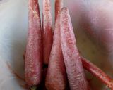 A picture of step 1 of Carrots Achar.