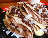 Foto del paso 5 de la receta: Crepes de plátano, coco y chocolate(sin gluten)