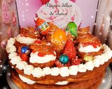 Une image de l'étape 10 de Nid de Pâques délice de choux fraises 🍓 chantilly 😋 #avril.