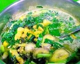 Hình bước làm 4 của món Ốc bươu nấu chuối đậu