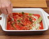 Lassan sült paradicsomos csirke szendvics recept fázis 5 fotója