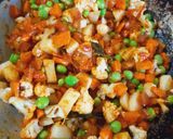A picture of step 2 of Mix vegetable.