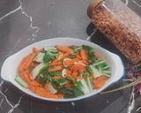 Foto langkah ke 2 dari resep Tumis Sawi Putih Wortel.