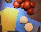 Une image de l'étape 1 de Lasagnes tomates/pesto/mozzarella.