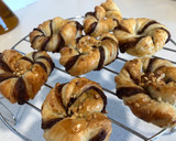 Foto del paso 6 de la receta: Trenza de canela y espirales de chocolate con masa de hojaldre
