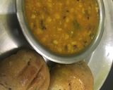 A picture of step 8 of Daal Baati.