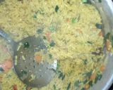 A picture of step 7 of Chicken stock Fried rice.