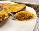 Foto del paso 16 de la receta: Berenjenas rellenas con queso gratinado