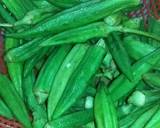 Achari Tawa bhindi recipe step 1 photo