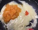 A picture of step 5 of Orange burfi.