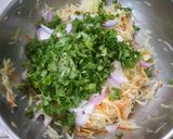 A picture of step 1 of Mango Fritters.