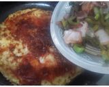 A picture of step 4 of Omelette Pizza.