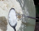 A picture of step 3 of Khaas badami Khatai.