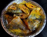 A picture of step 1 of Niramish Macher Jhol.