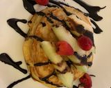 Foto del paso 1 de la receta: Pancakes con frutilla