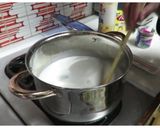 A picture of step 4 of Arroz con Leche.