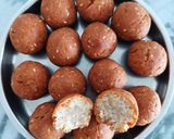 A picture of step 4 of Anondo Naaru – A Traditional Bengali Sweet for Durga Puja.